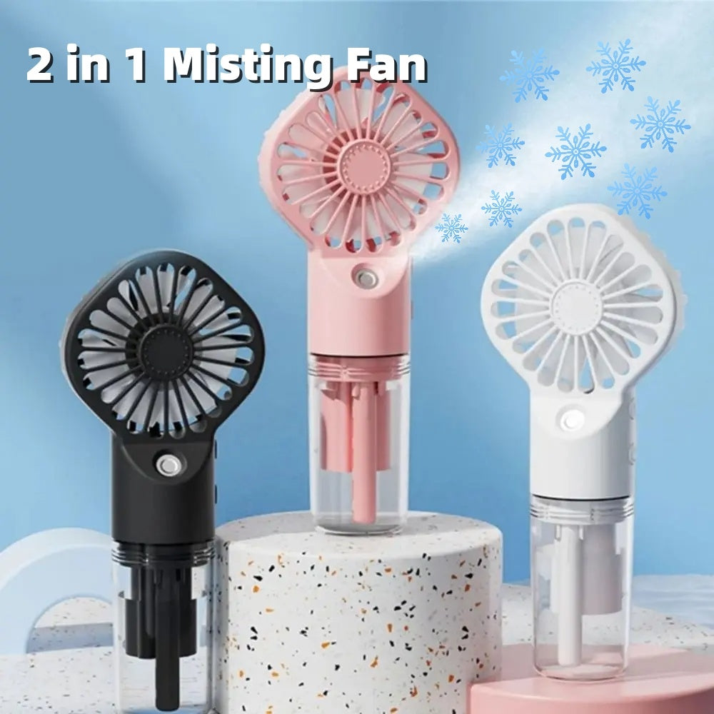 Portable USB Charging Spray Humidification Fan