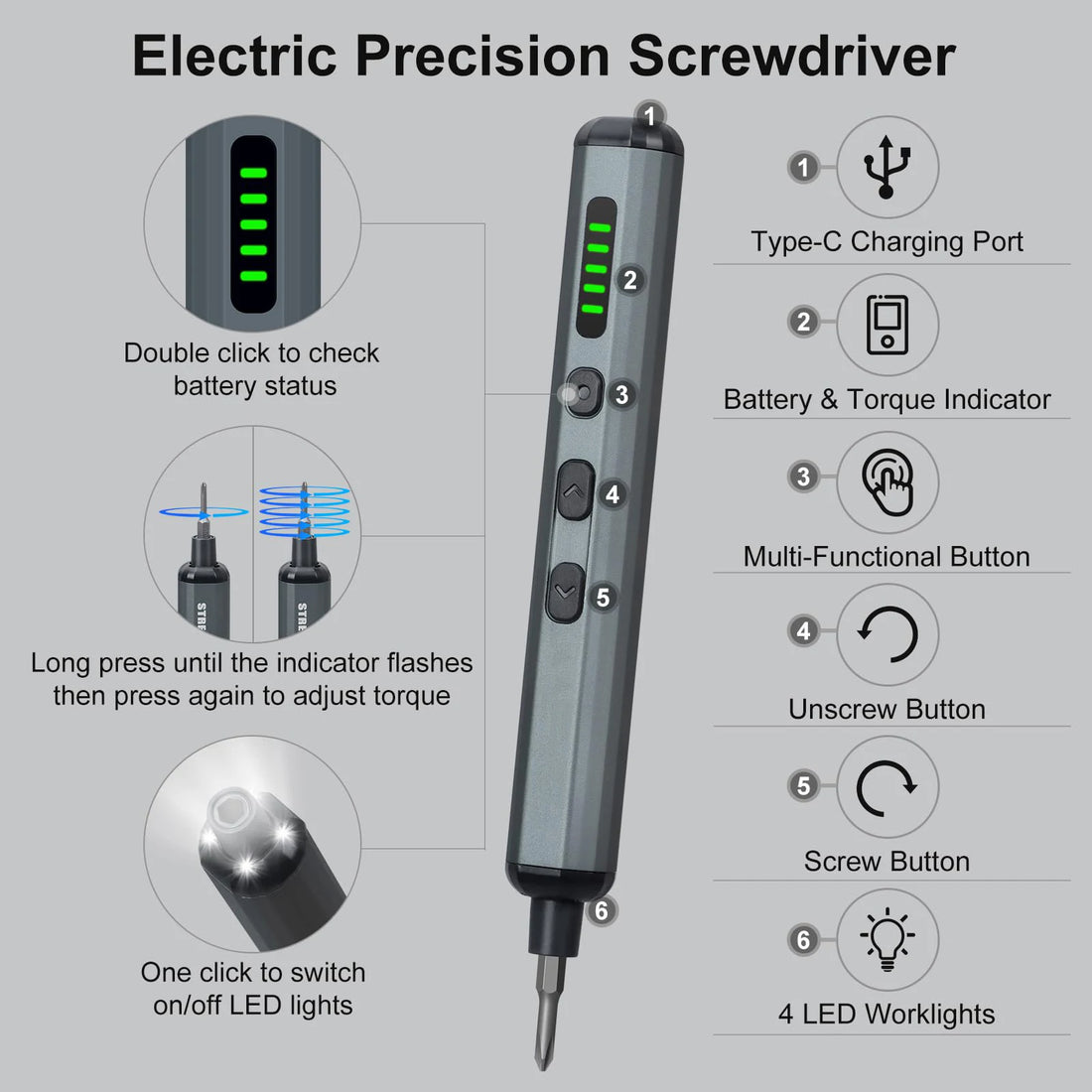 68 In 1 Mini Precision Electric Screwdriver Set 🔥