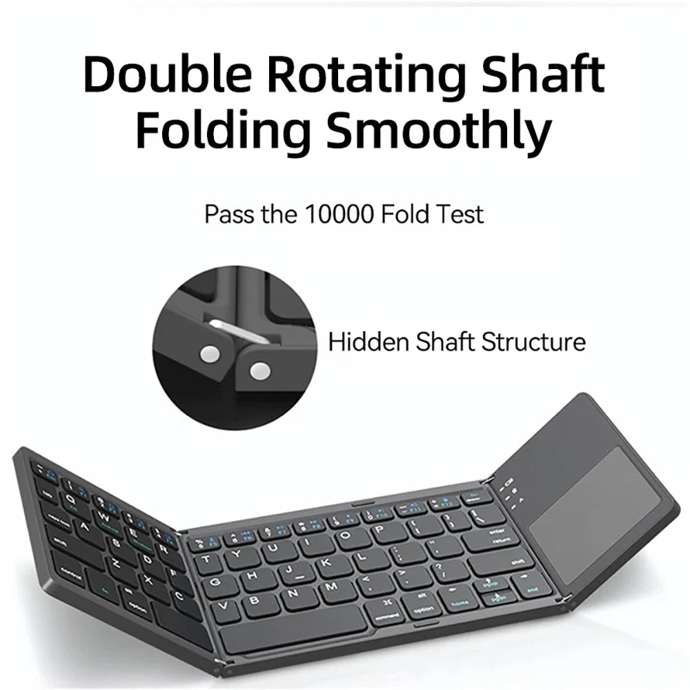 MiniFold Bluetooth Keyboard with Touchpad